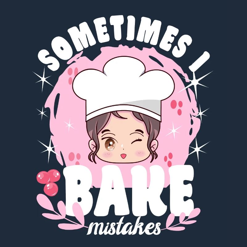 Pastry Lover Sometimes Bake Mistakes Cute Gift