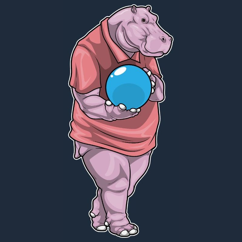 Nilpferd Bowling Bowlingkugel