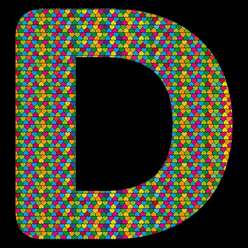 Buntes Herz D Design – Einzigartig & Stylisch!