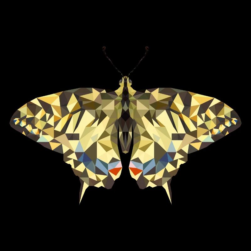 Polygon Butterfly – Geometric Butterfly
