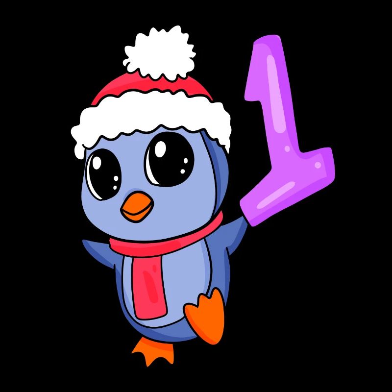 Numéro 1 Numéro Un - Motif Pingouin