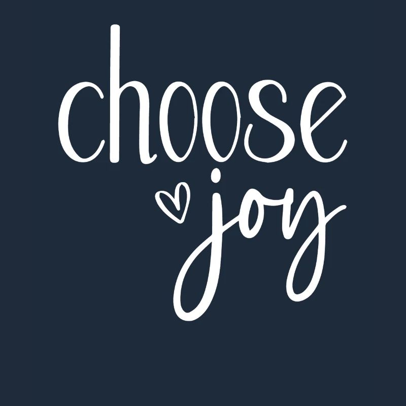 Wählen Sie Joy Motivational Typography