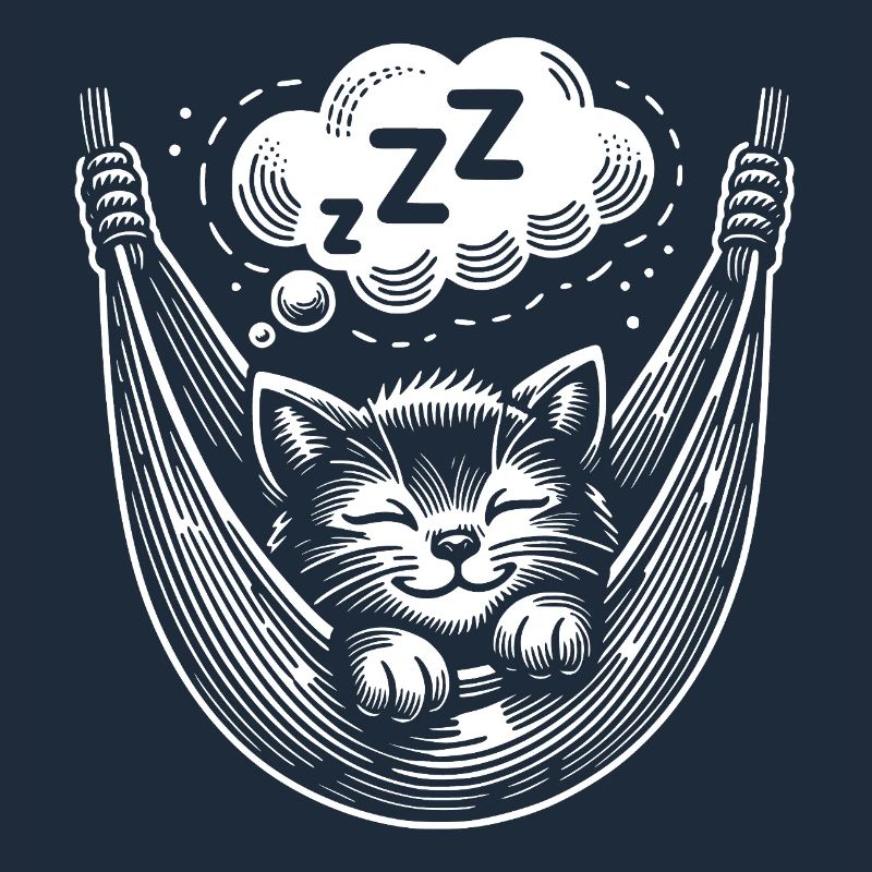 Cute sleeping kitten