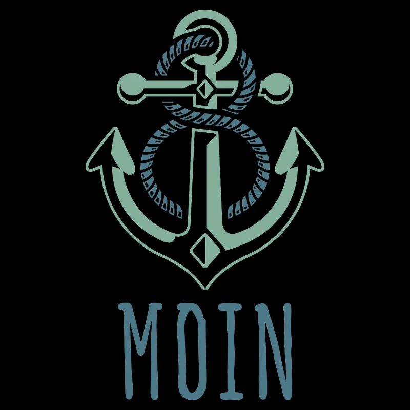 Captain Schiffanker Anker Nordsee Spruch Geschenk