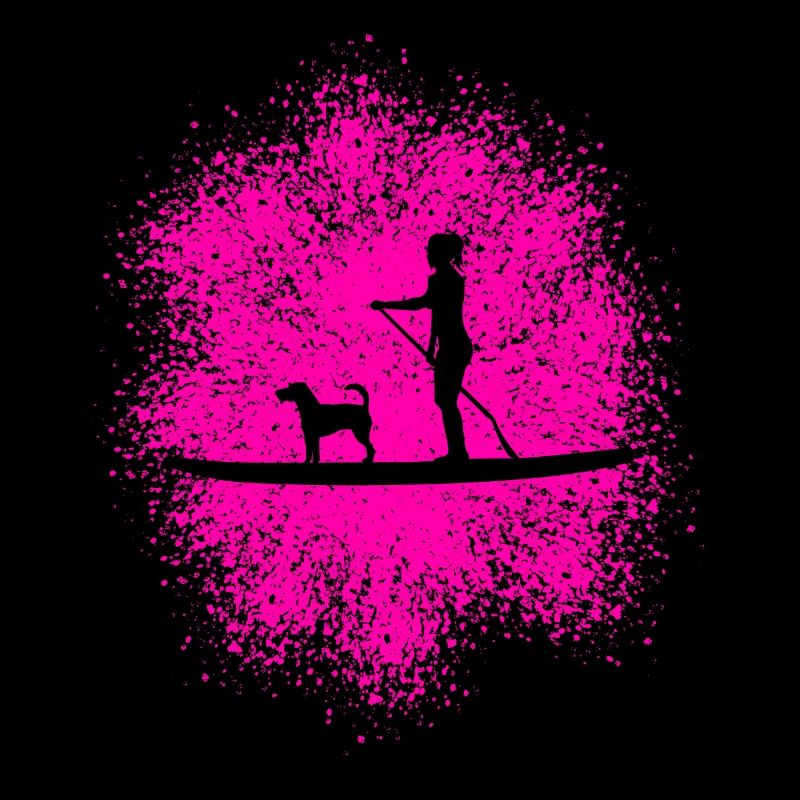 Stand Up Paddle avec chien