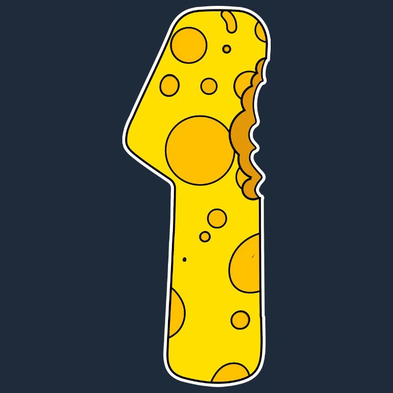 Zahl 1 - Eins - Gewinner - Erster -Sieger