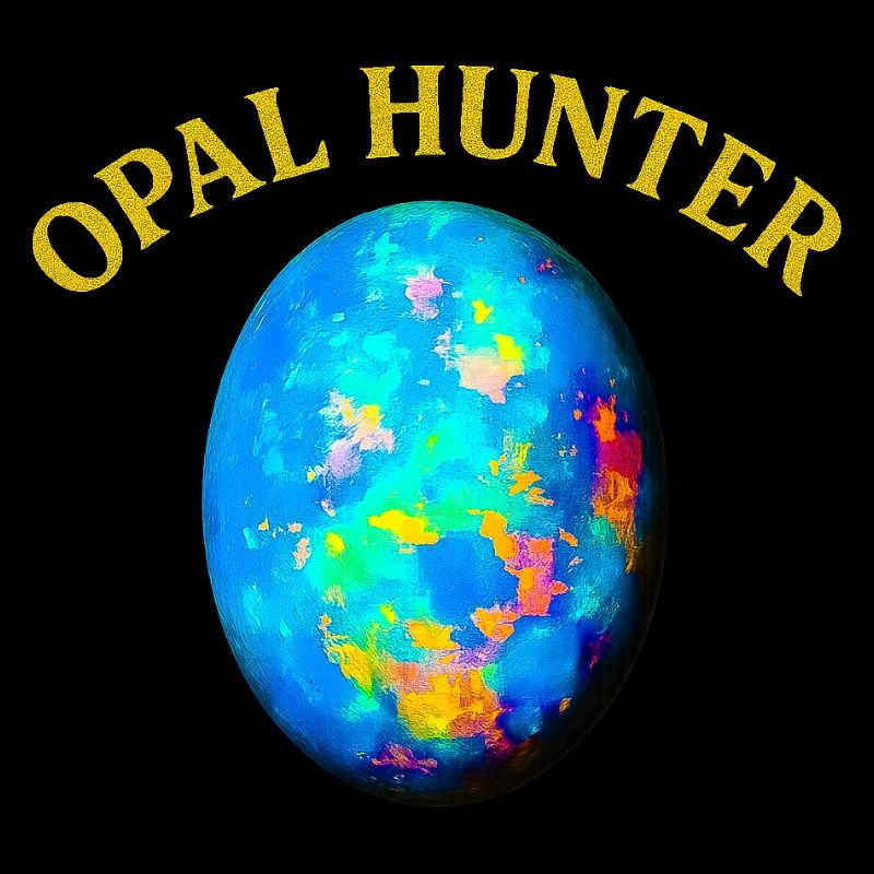 Chasseur d’opale : imprimé d’œuf coloré