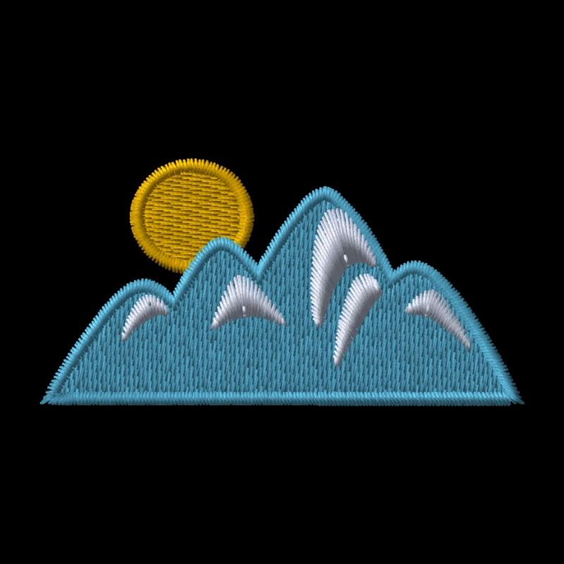 embroidered