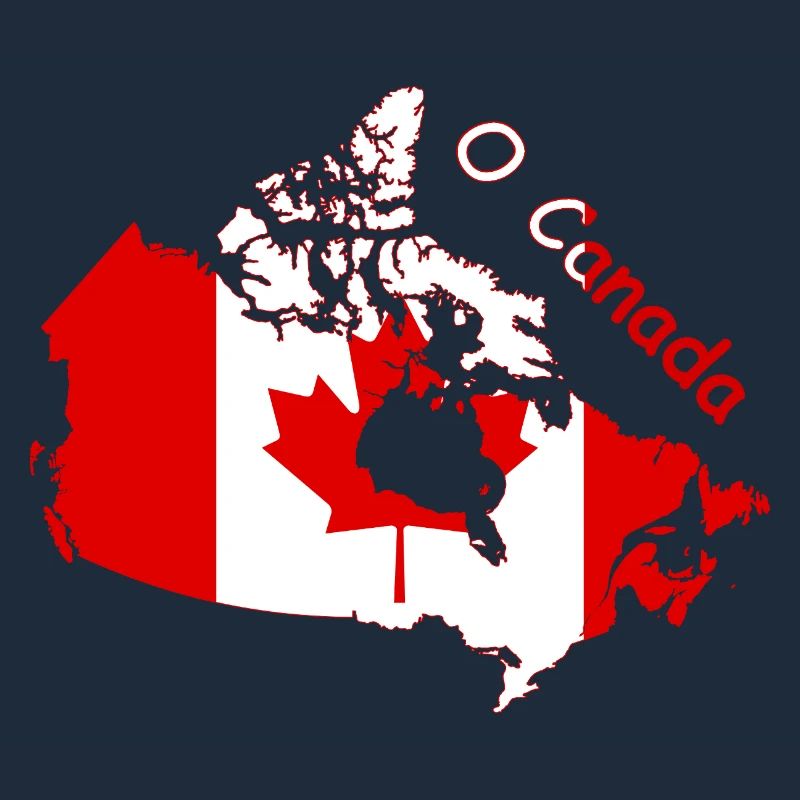 O Canada Flag Canada Silhouette