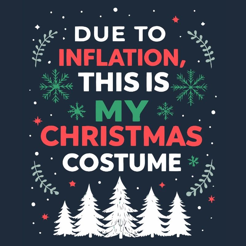 Weihnachtskostüm Inflation Humor
