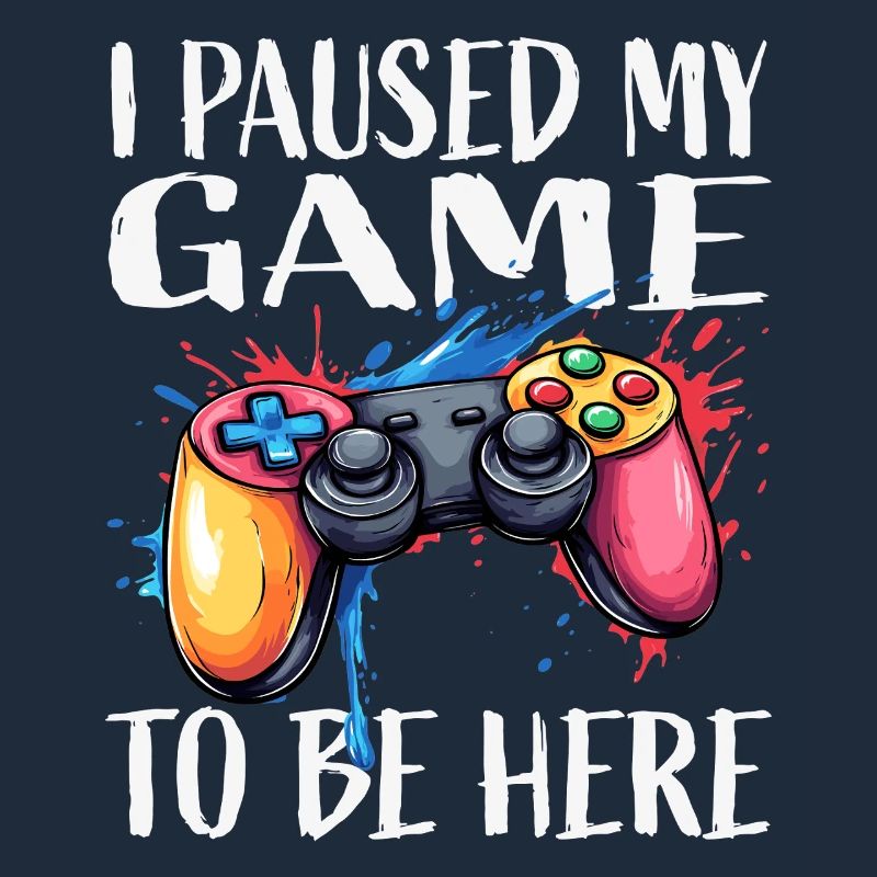 Gamer Pause Controller Color Explosion