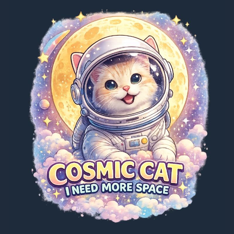 Cosmic Cat - Chat mignon dans l’espace