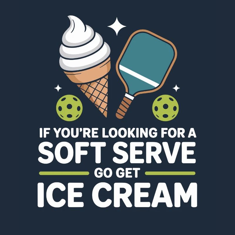Pickleball Player Looking For Soft Serve Dinking