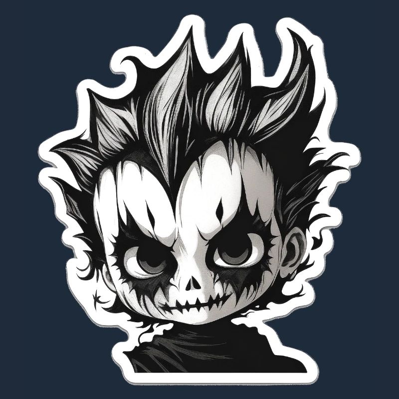 Spiky Skull Chibi