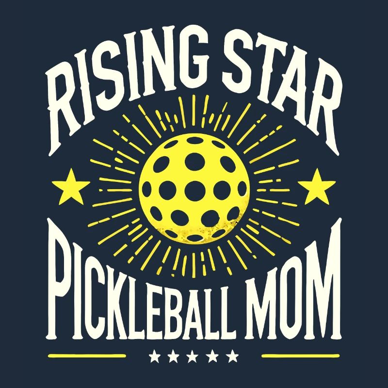 Pickleball Mama eines aufstrebenden Stars