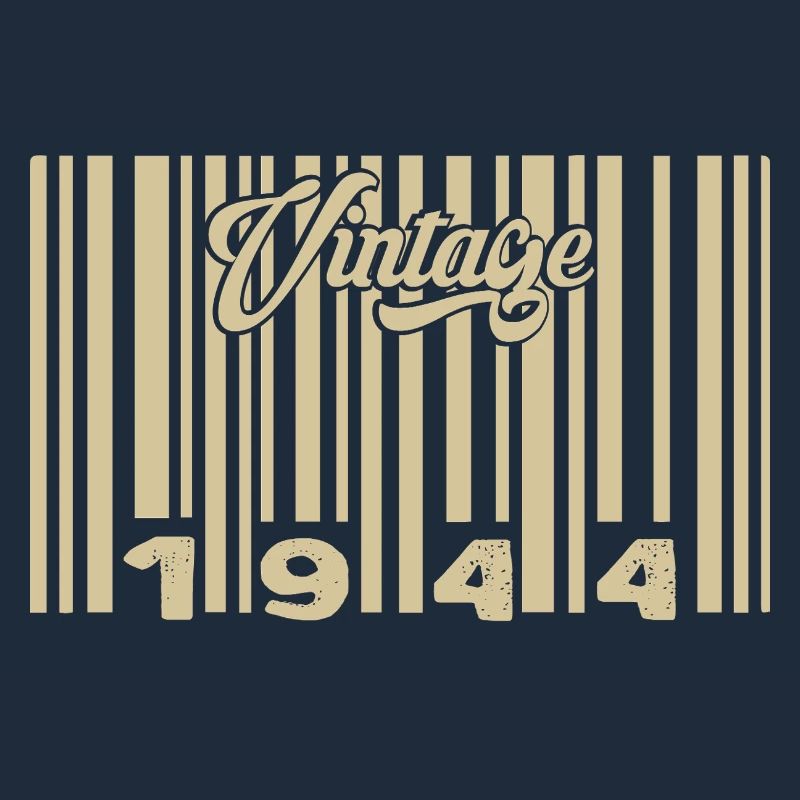vintage 1944 Code barre 1944: Année 2025.