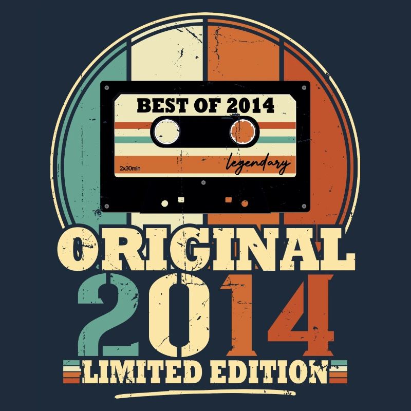 Original 2014 Retro Vintage Geburtstagsgeschenk