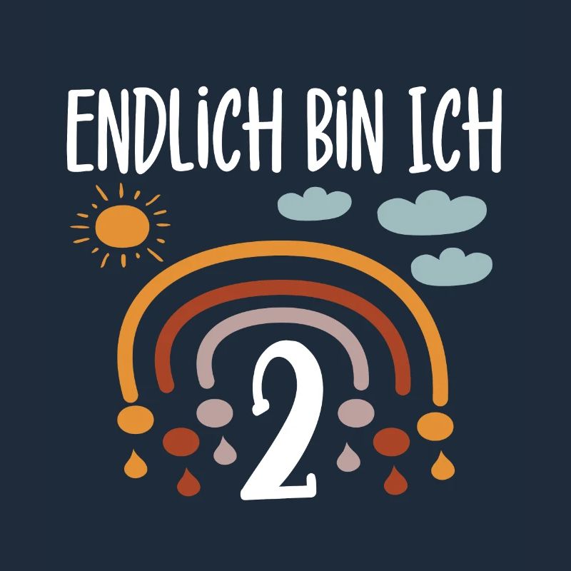 2. Geburtstag Endlich ich bin 2 Geburtstagsdesign