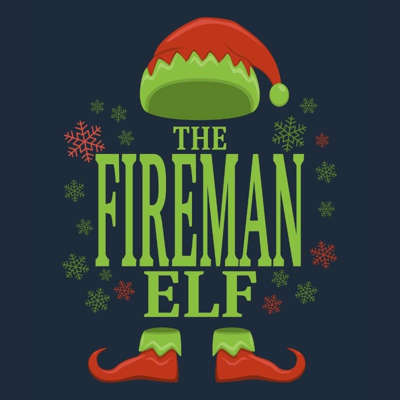 Pompier elfe de Noël