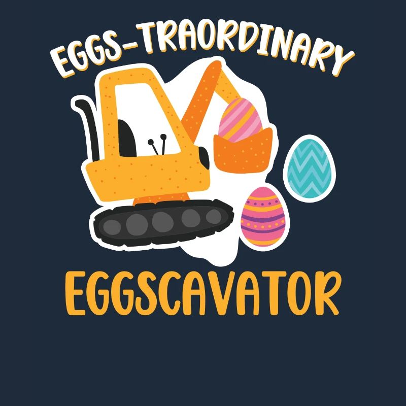 Eggs-traordinary Eggscavator Baubagger Bagger