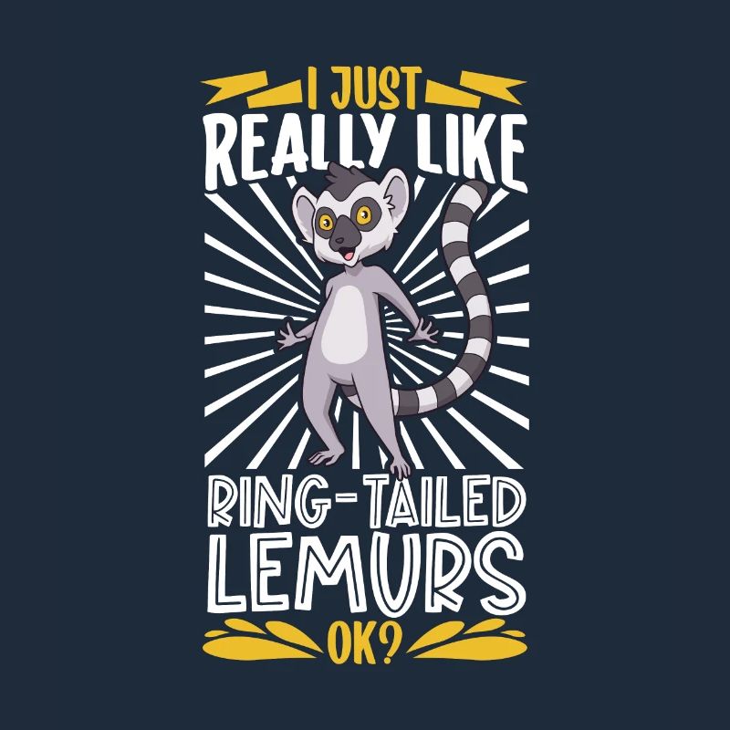 J’adore les lémuriens à queue annelée - lémuriens à queue annelée