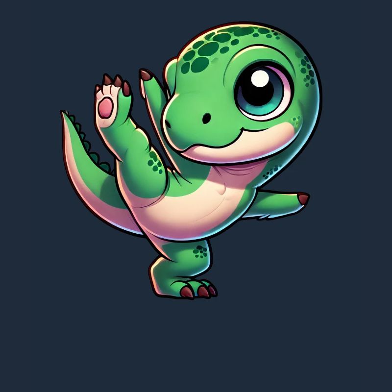 Dancing T-Rex on one leg Balancing dinosaur