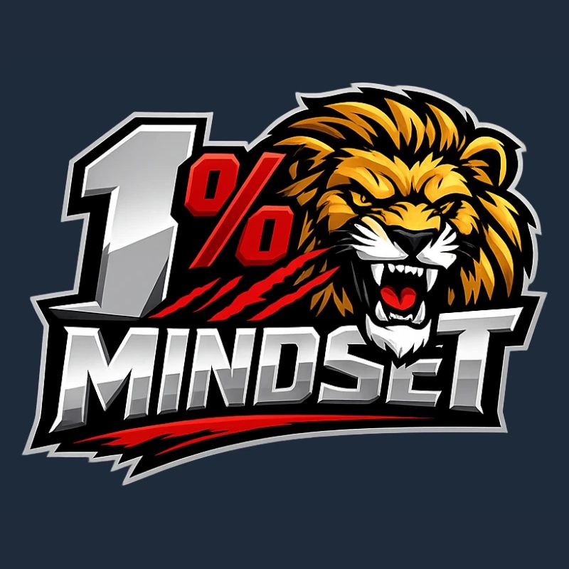 Logo Lion à 1 % Mindset