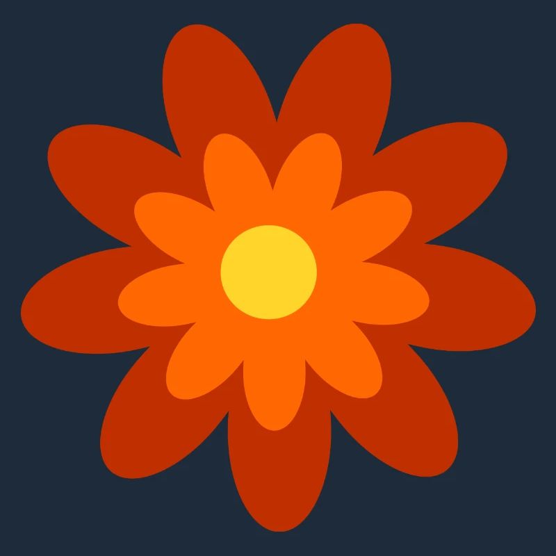 70s Flower Pattern