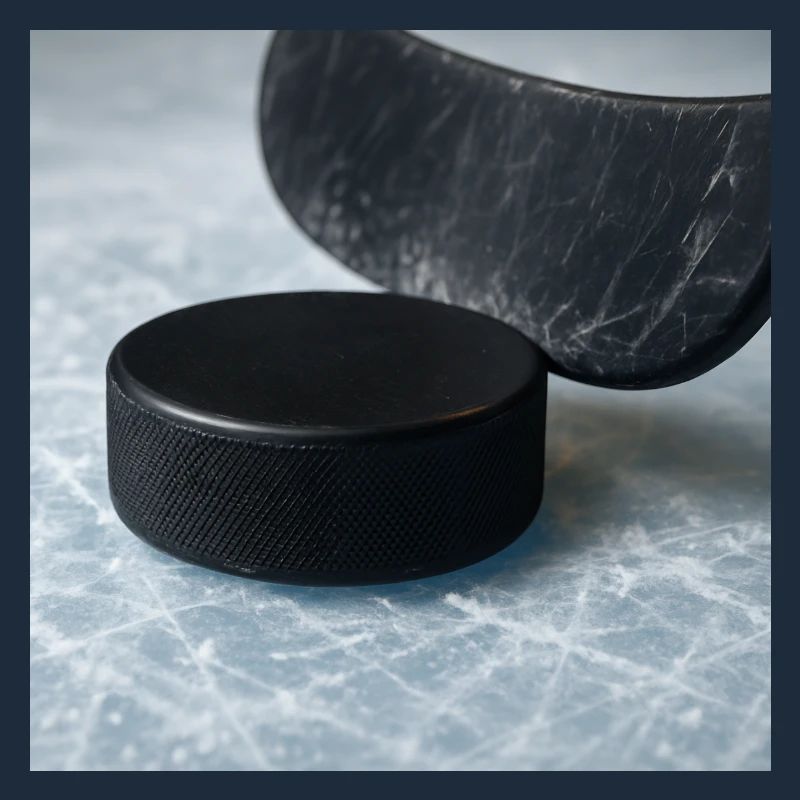 Eishockey - Schläger und Puck