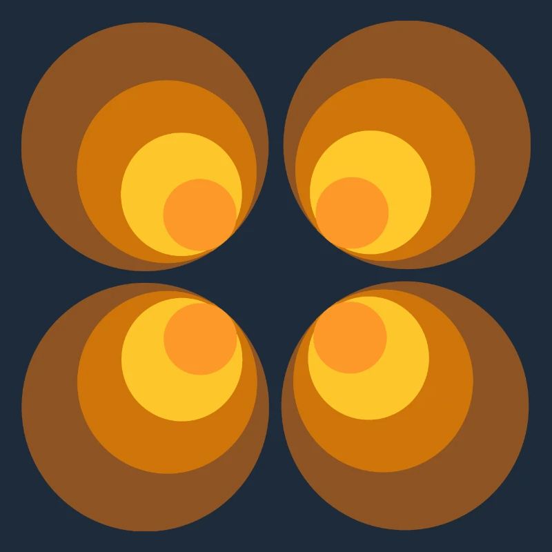 70s Flower Pattern Retro