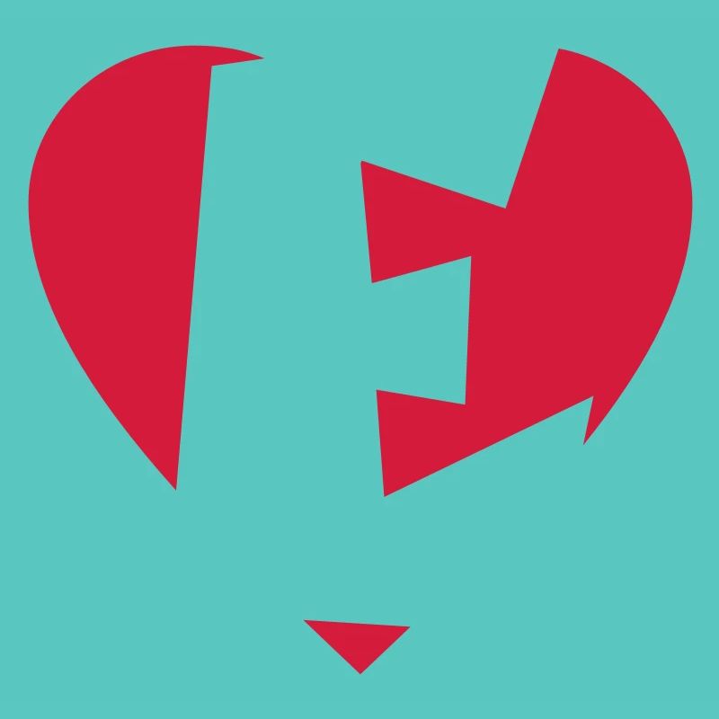 I love E - Herz E - Buchstabe E