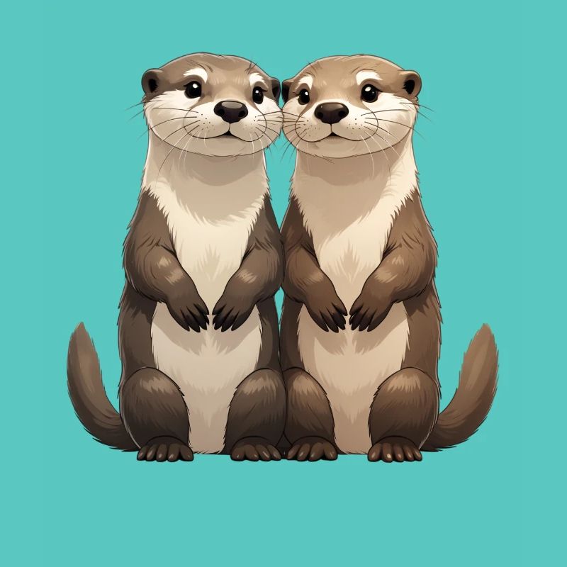Zwei niedliche Erdmännchen