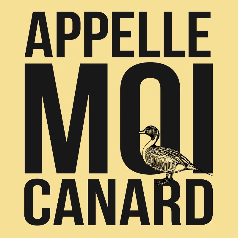 Canard Coloré Expressionniste