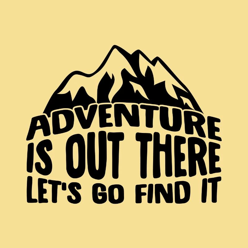 Citations de camping drôles, l’aventure est là-bas Let’s Let’s