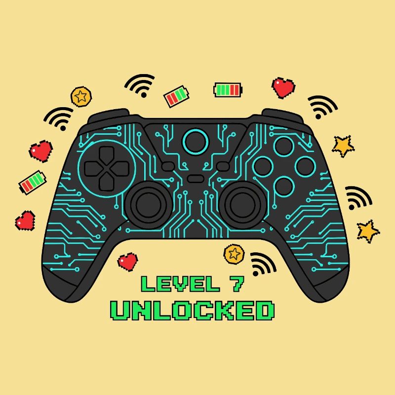Level 7 Unlocked Gamer Controller