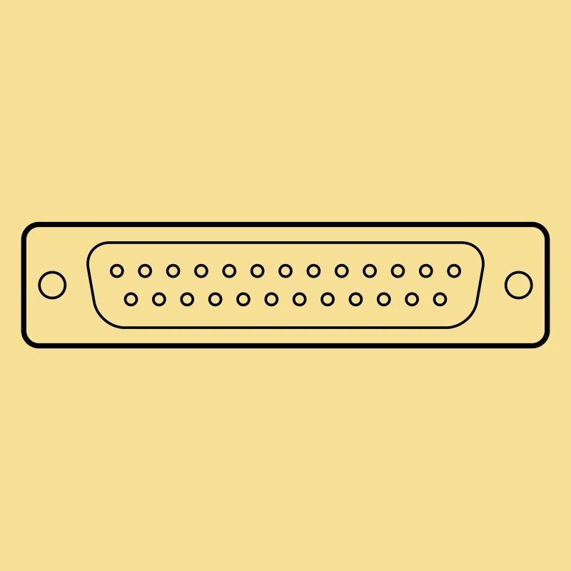 DB 25 Connector Parallel, Printer