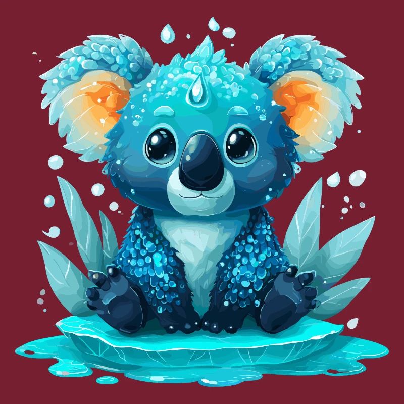 Kobalter Koala Wasserwelt