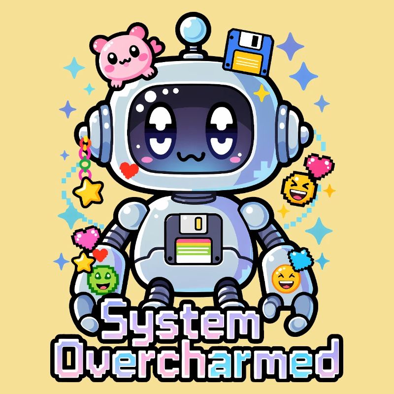 🤖 - Système surcharmé – Robot avec des breloques numériques