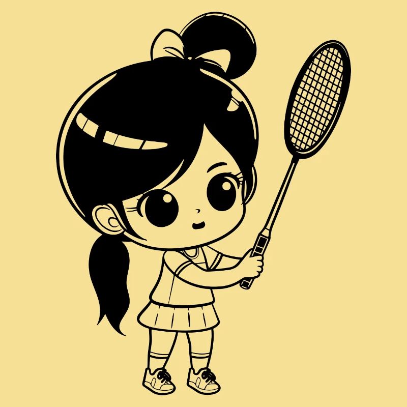 Badminton Mädchen