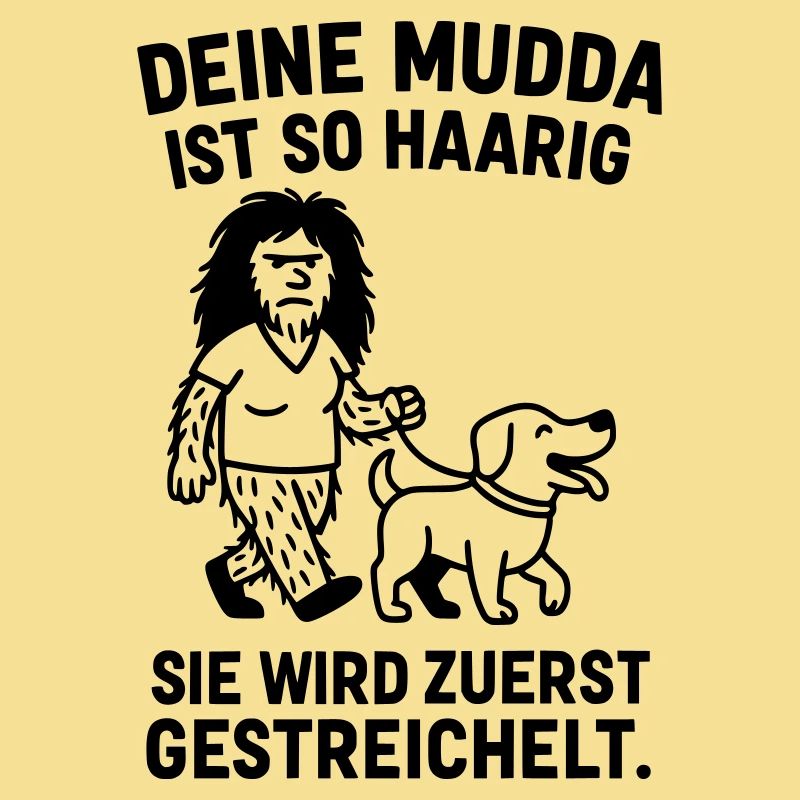 deine mutter haarig witz
