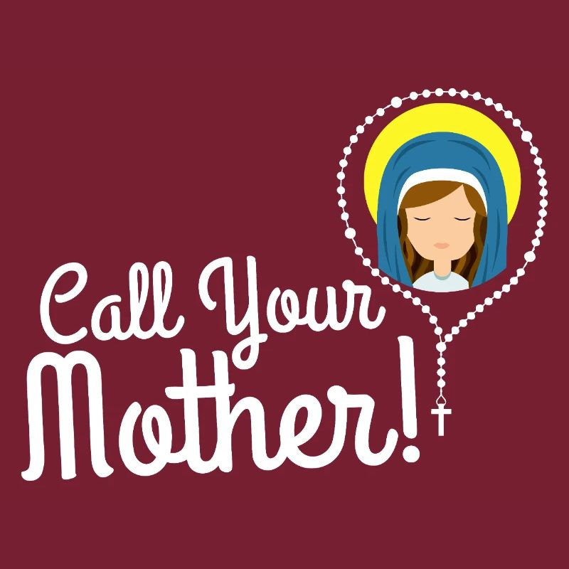 Nenne deine Mutter Illustration Tee