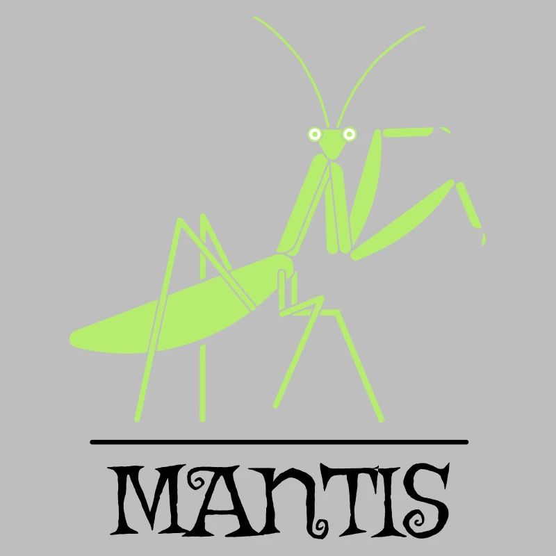 Mantis Gottesanbeterin Insekt Design