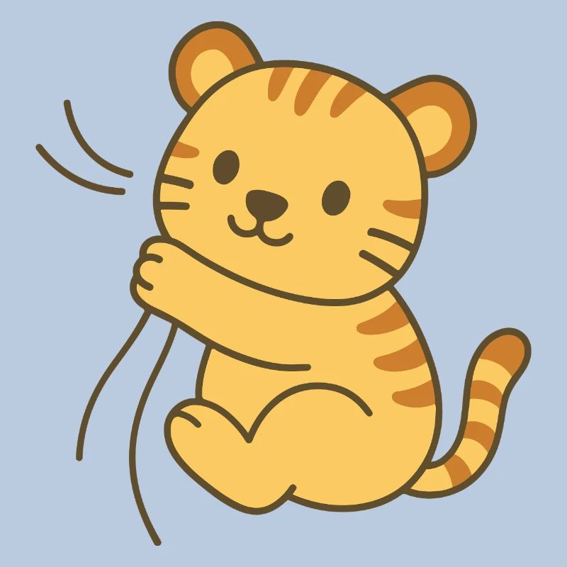 Snuggle Tiger Cub - Bébé tigre câlin