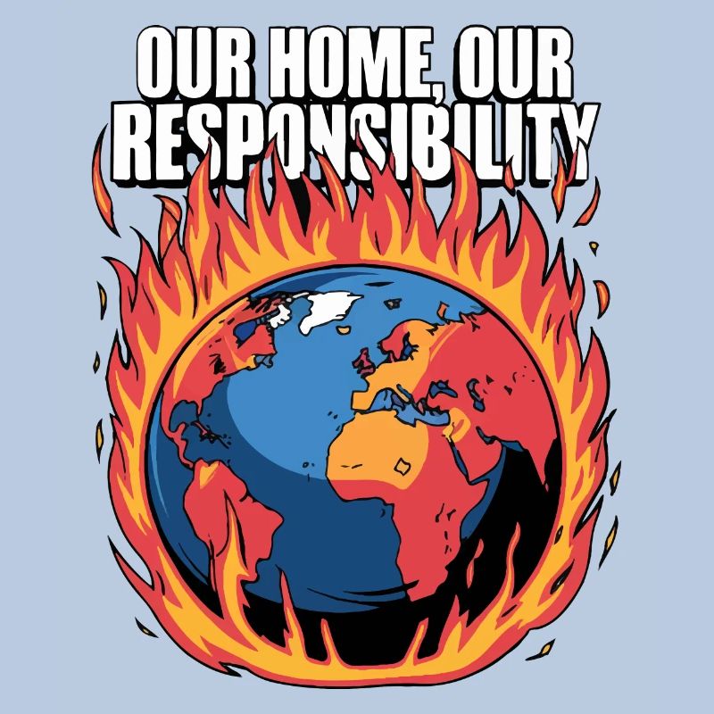 Unser Home Burning Climate Responsibility Design