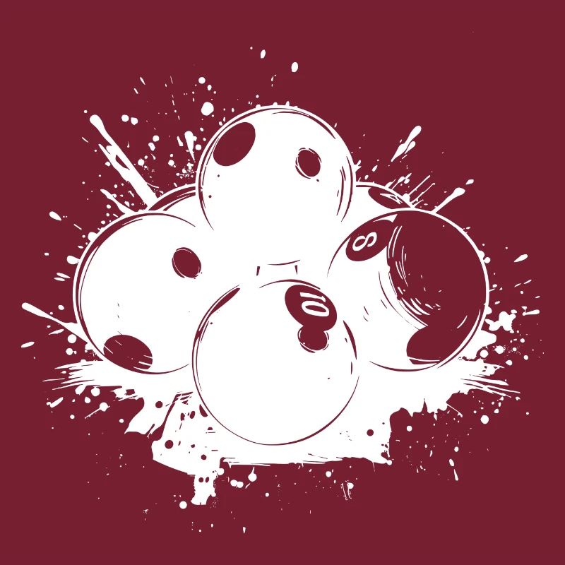 Billiard Balls Graffiti