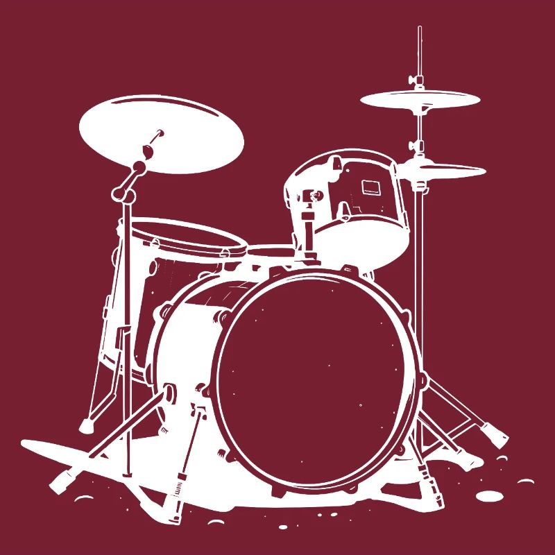 Drum Set Drawing