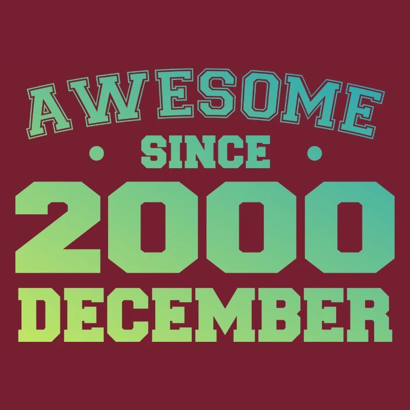 Anniversaire Décembre 2000 - Cadeau Decembre 2000