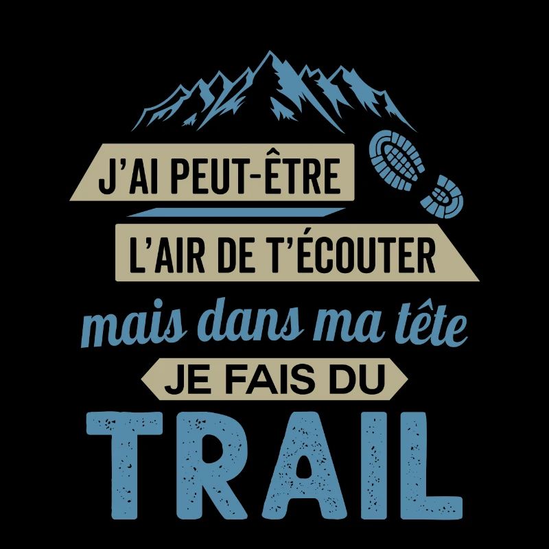 je fais du trail running