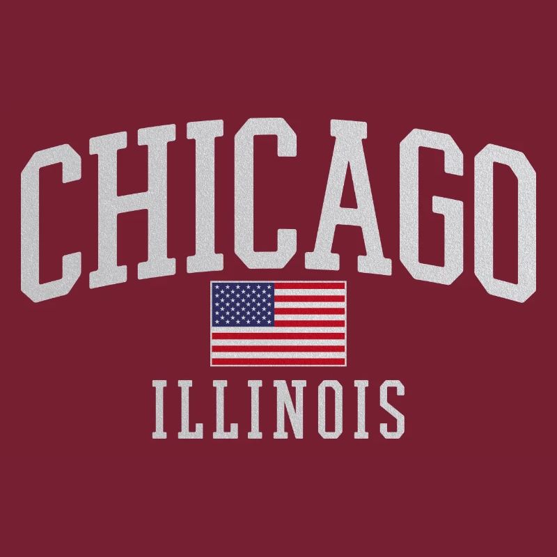 Chicago Flag Arc Emblem