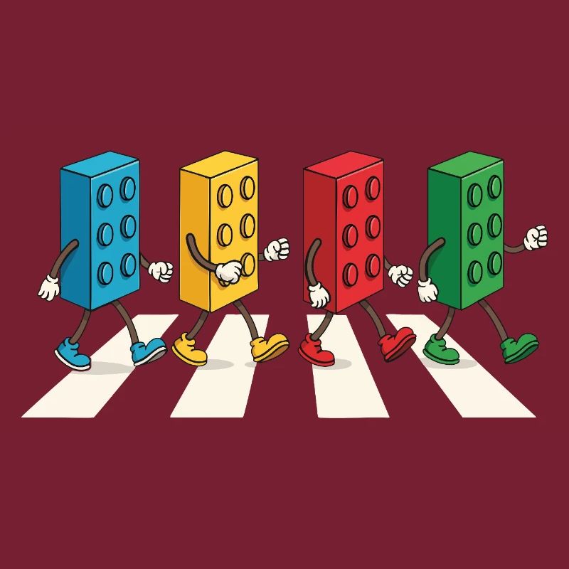 Zebra Made Of Bricks Creative Block Builder